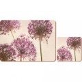 Creative Tops Purple Allium Placemat and Coaster Set